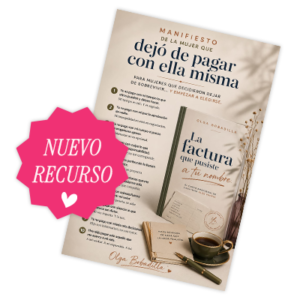 Manifiesto de la mujer que dejó de pagar con ella misma